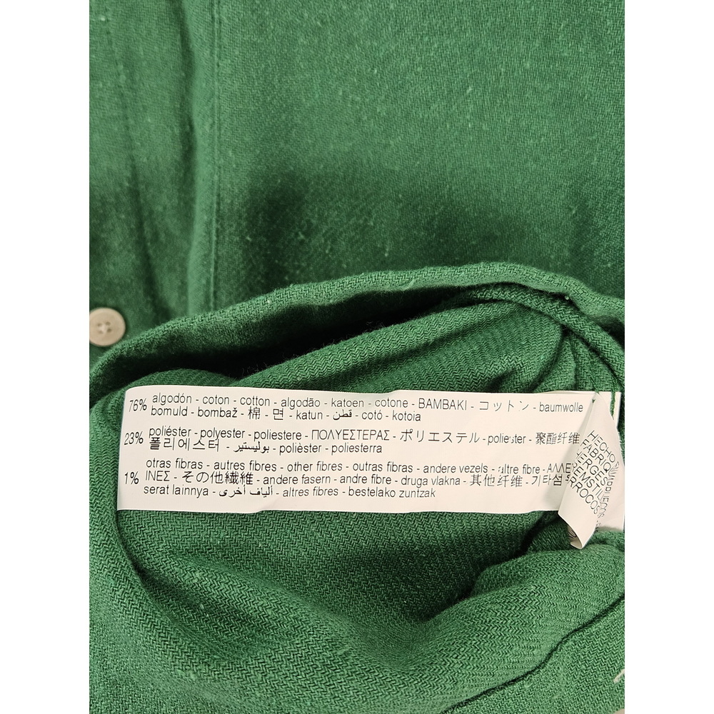 Zara Button-down Shirt Bright Green Colorful Men's Size M - Picture 5 of 10